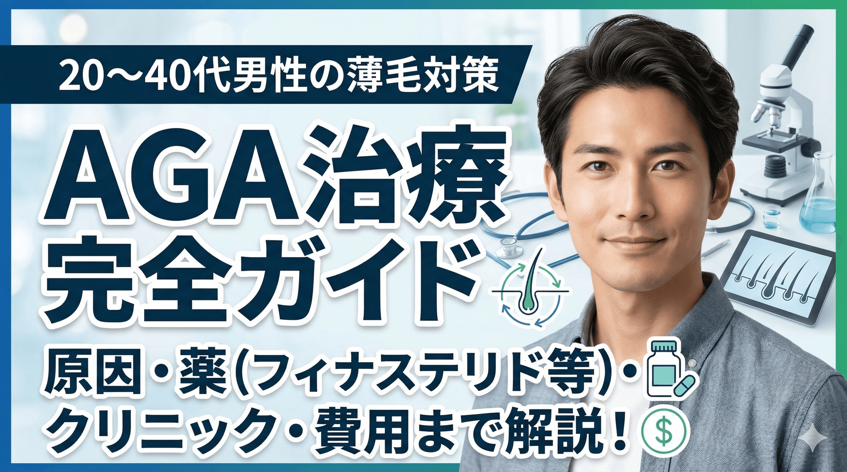 AGA初期脱毛の対策【2026年版】原因・治療法・費用を徹底解説